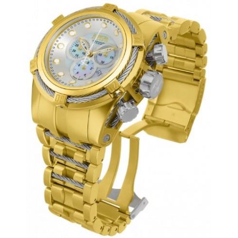 Invicta Bolt Chronograph White Dial 18kt Gold-plated Men's Watch 12743 watches