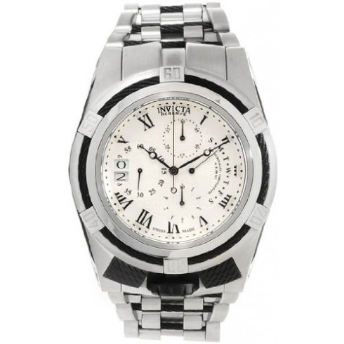 Invicta Bolt Chronograph White Dial Stainless Steel Black PVD Men's Watch 12669 watches
