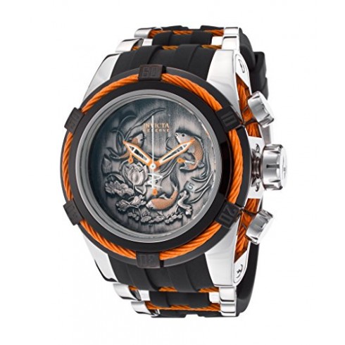 Invicta Bolt Grey Dial Black Polyurethane Men's Watch 14193 watches