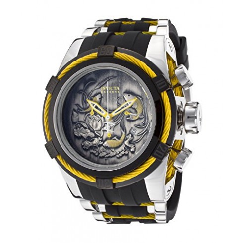 Invicta Bolt Grey Dial Black Polyurethane Men's Watch 14194 watches