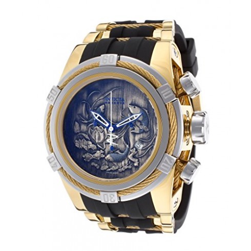Invicta Bolt Grey Dial Black Polyurethane Men's Watch 14195 watches