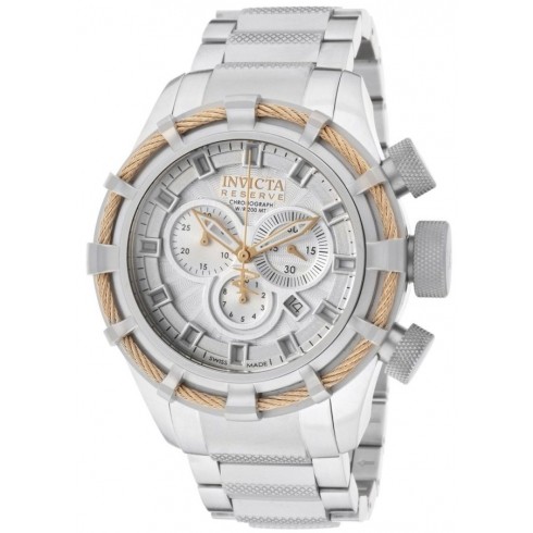 Invicta Bolt Reserve Chronograph Silver Dial Men's Watch 11034 watches