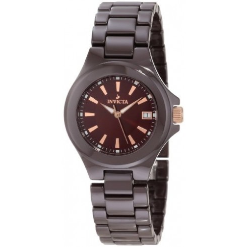 Invicta Brown Dial Brown Ceramic Ladies Watch 12542 watches
