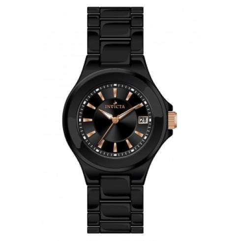 Invicta Ceramic Black Dial Black Ceramic Ladies Watch 12543 watches