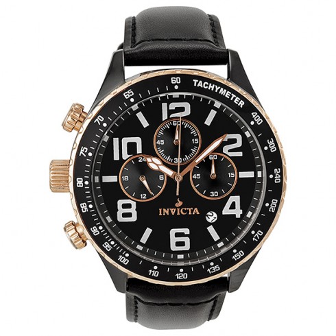 Replica Invicta Ceramic Lefty Chronograph Black Dial Men's Watch 11252 Watch