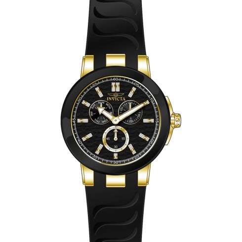 Invicta Ceramics Multi-Function Black Dial Black Silicone Men's Watch 22209 watches