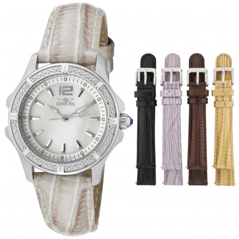 Invicta Classique Wildflower with Five Leather Straps Ladies Watch 11782 watches