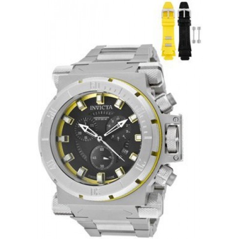 Invicta Coalition Force Black Dial Stainless Steel Men's Watch IN10020 watches