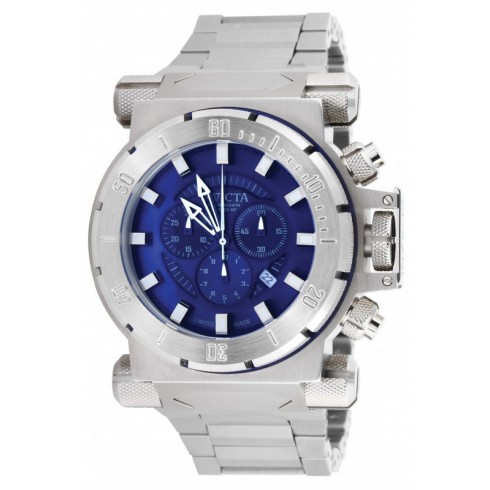 Invicta Coalition Force Classic Chronograph Blue Dial Stainless Steel Men's Watch 1939 watches