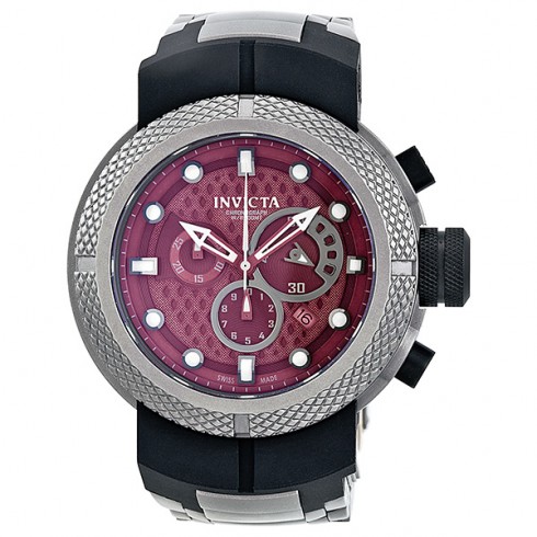 Invicta Coalition Forces Burgundy Dial Chronograph Men's Watch 0673 watches