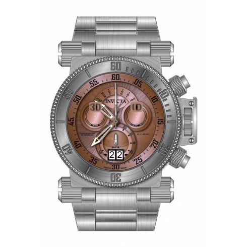 Invicta Coalition Forces Chronograph Rose Dial Stainless Steel Men's Watch 17641 watches