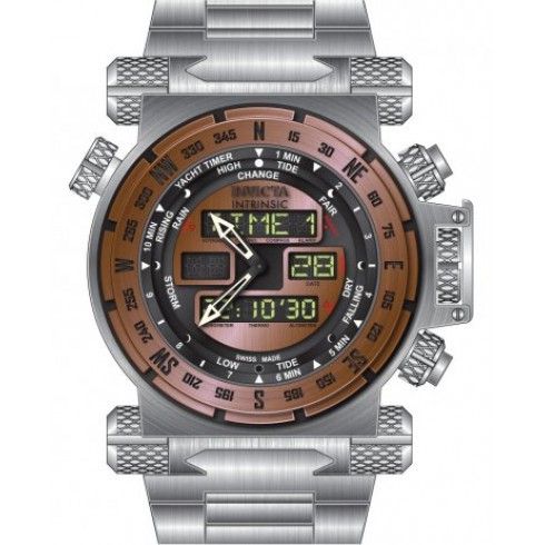 Invicta Coalition Forces Chronograph Rose Gold Dial Stainless Steel Men's Watch 13075 watches