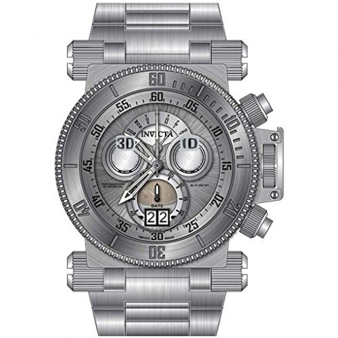 Invicta Coalition Forces Chronograph Silver Dial Stainless Steel Men's Watch 17639 watches