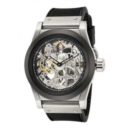 Invicta Corduba Automatic Skeleton Dial Black Polyurethane Men's Watch 80095 watches