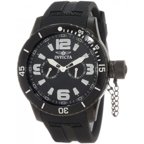 Invicta Corduba Black Dial Black Polyurethane Men's Watch Men's Watch 1794 watches