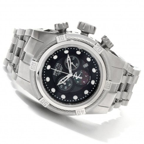 Invicta Corduba Black Genuine Mother-of-Pearl Dial Stainless Steel Band Men's Watch 0820 watches