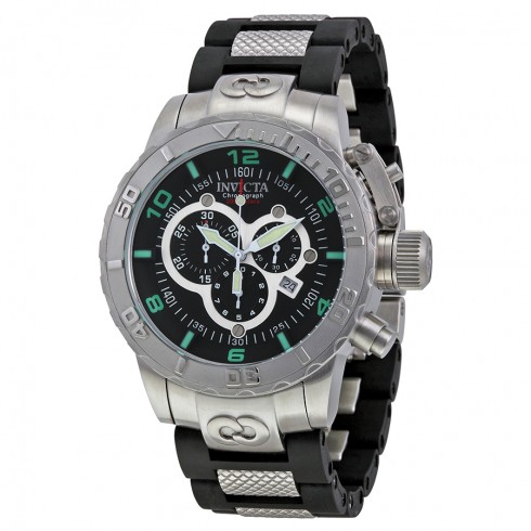 Invicta Corduba Chronograph Black Dial Black Polyurethane Men's Watch 6674 watches