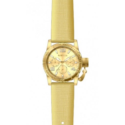 Invicta Corduba Multi-Function Champagne Dial Gold Leather Ladies Watch 14797 watches