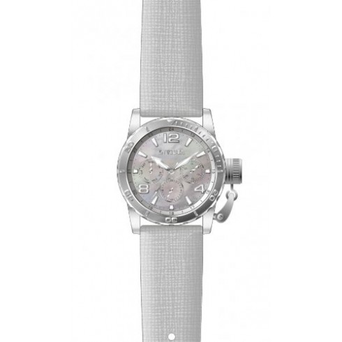 Invicta Corduba Multi-Function Silver Dial White Leather Ladies Watch 14796 watches