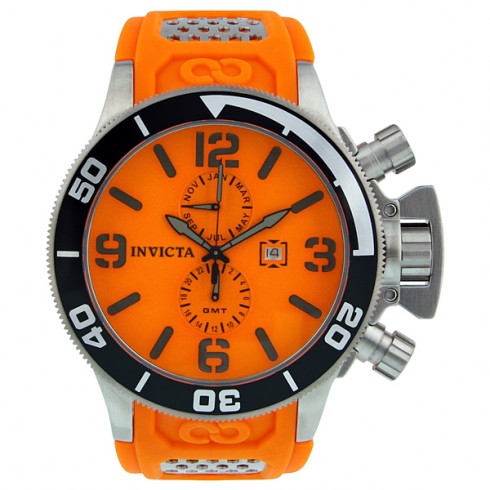 Invicta Corduba Orange Dial Orange Polyurethane Strap Men's Diver Watch 1055 watches