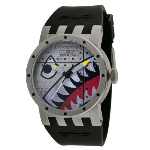Invicta Dna Antique Black Rubber Quartz Men's 11651 watches