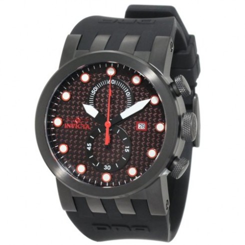 Invicta DNA Black Carbon Fiber Dial Black Rubber Men's Watch 10428 watches