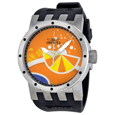 Invicta DNA Recycled Art Orange Dial Men's Watch 10431 watches