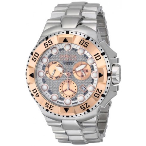 Invicta Excursion Chronograpg Grey Dial Stainless Steel Men's Watch 15982 watches