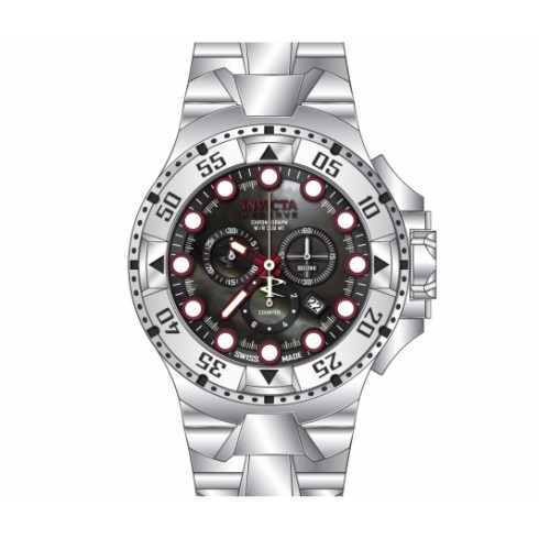 Invicta Excursion Chronograph Black Dial Stainless Steel Men's Watch 13083 watches