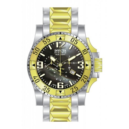 Invicta Excursion Chronograph Black Dial Two-tone Men's Watch 80385 watches