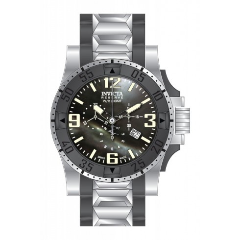 Invicta Excursion Chronograph Black Dial Two-tone Men's Watch 80563 watches