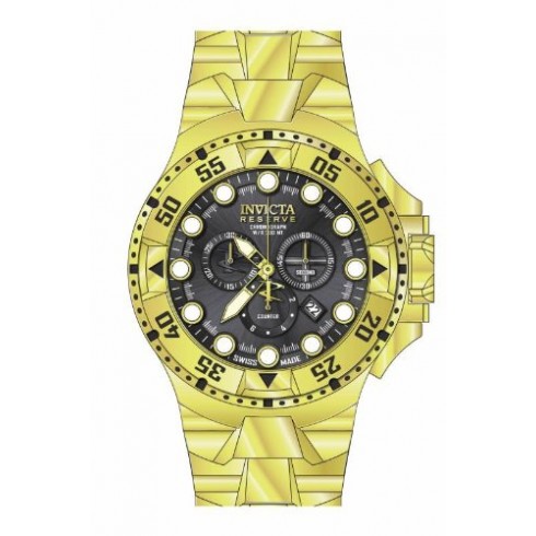 Invicta Excursion Chronograph Black Dial Yellow Gold-tone Men's Watch 16680 watches