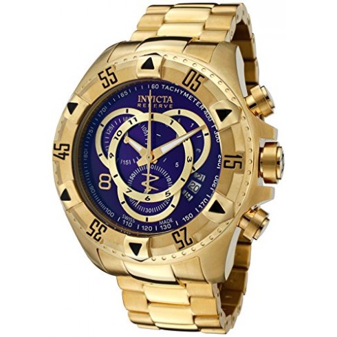 Invicta Excursion Chronograph Blue Dial Gold-plated Men's Watch 6469 watches