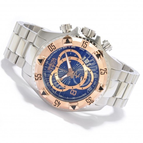 Invicta Excursion Chronograph Blue Dial Stainless Steel Men's Watch 10999 watches