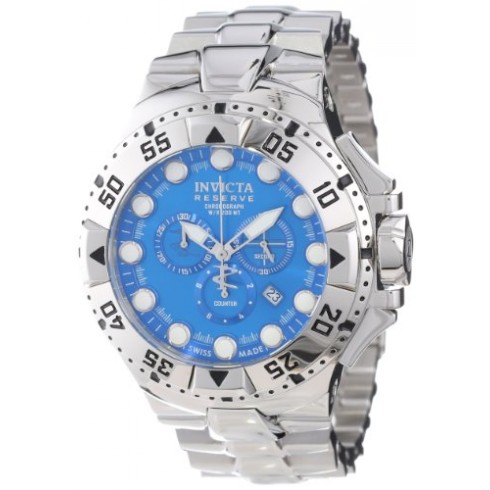 Invicta Excursion Chronograph Blue Dial stainless Steel Men's Watch 13081 watches