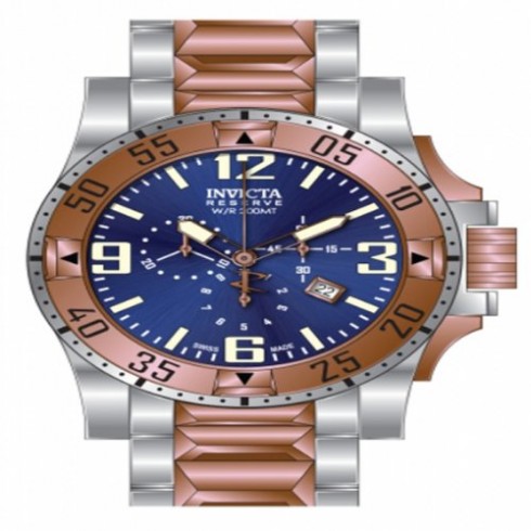 Invicta Excursion Chronograph Blue Dial Two-tone Men's Watch 80382 watches