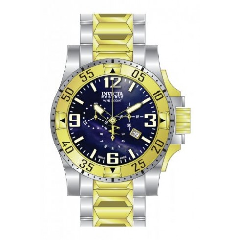 Invicta Excursion Chronograph Blue Dial Two-tone Men's Watch 80386 watches