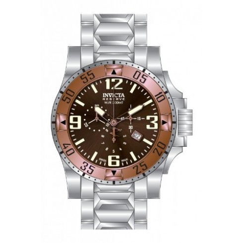 Invicta Excursion Chronograph Brown Dial Stainless Steels Men's Watch 80557 watches