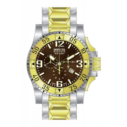 Invicta Excursion Chronograph Brown Dial Two-tone Men's Watch 80388 watches