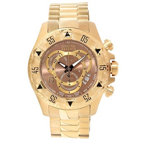 Invicta Excursion Chronograph Copper Dial Gold-plated Men's Watch 14474 watches