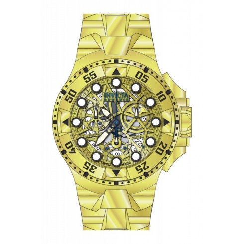 Invicta Excursion Chronograph Gold Skeleton Dial Gold Ion-plated Men's Watch 15980 watches