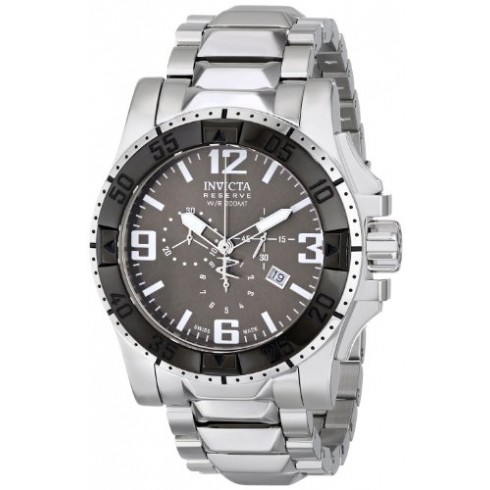 Replica Invicta Excursion Chronograph Grey Dial Stainless Steel Men's Watch 80608 Watch