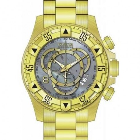 Invicta Excursion Chronograph Platinum Dial Gold-plated Men's Watch 80626 watches