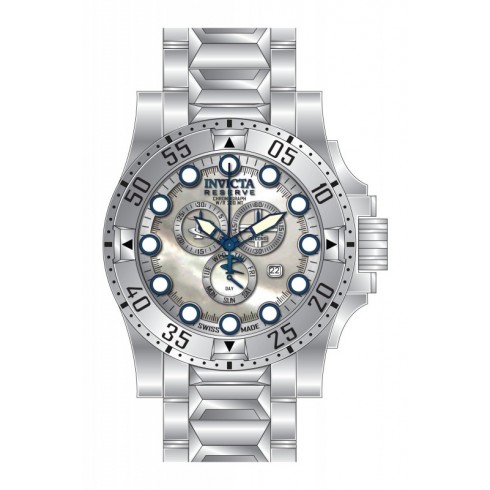 Invicta Excursion Chronograph River Pearl Dial Stainless Steel Men's Watch 15322 watches