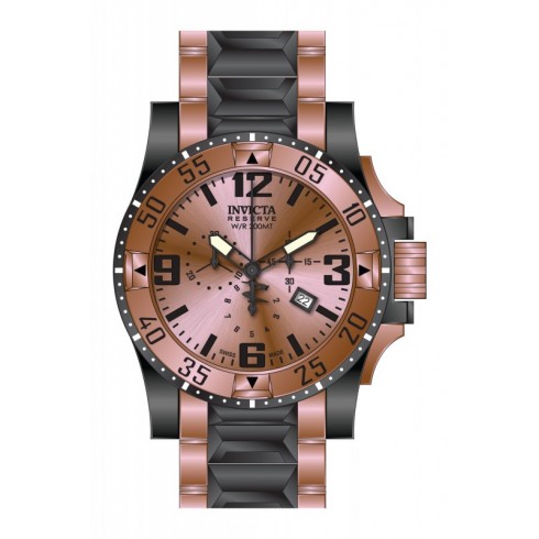 Invicta Excursion Chronograph Rose dial Two-tone Men's Watch 80380 watches