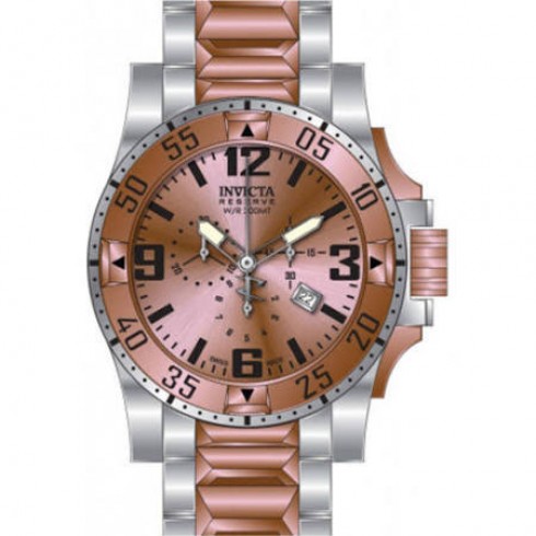 Invicta Excursion Chronograph Rose Dial Two-tone Men's Watch 80381 watches