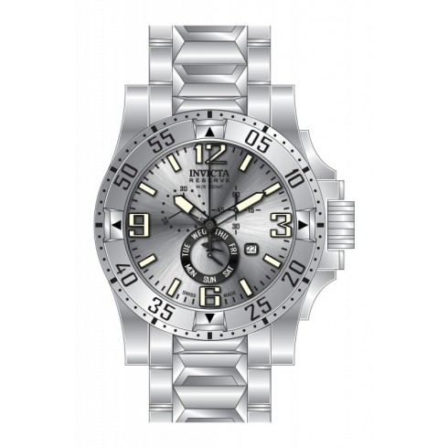 Invicta Excursion Chronograph Silver Dial Stainless Steel Men's Watch 15309 watches