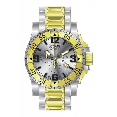 Invicta Excursion Chronograph Silver Dial Two-tone Men's Watch 80384 watches
