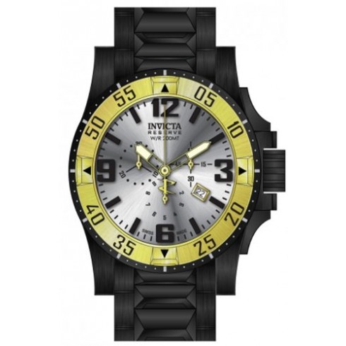 Invicta Excursion Chronograph Silver-tone Dial Black PVD Men's Watch 14037 watches
