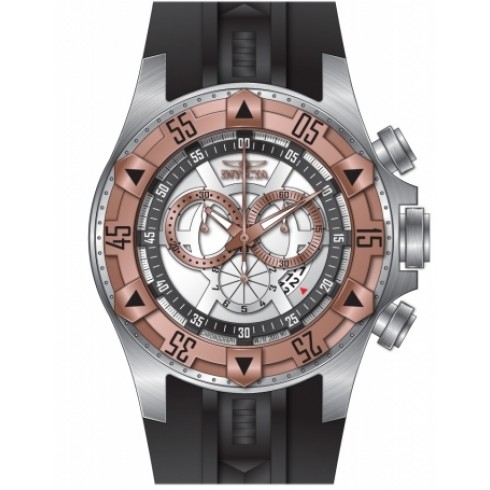 Invicta Excursion Chronograph Silver-tone Dial Rose-tone PVD Men's Watch 12696 watches